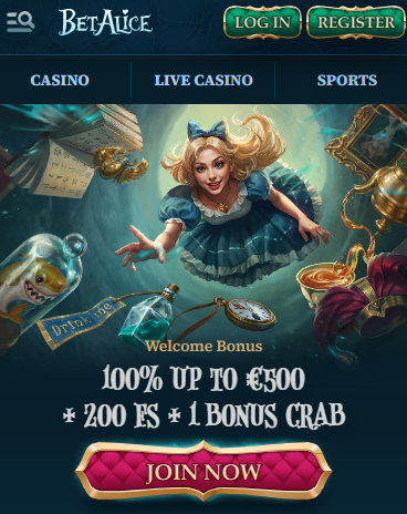 Bonusi, promocije in promocijske kode v BetAlice